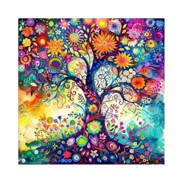 Imagem de Kit De Pintura Diamante 5D DIY Árvore Da Vida Aconchegante, Bordado Po