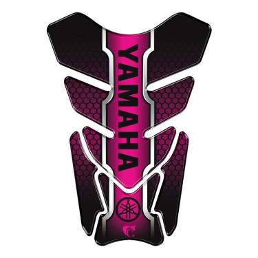 Imagem de Adesivo Resinado Protetor De Tanque Moto Yamaha Pink Cor Rosa