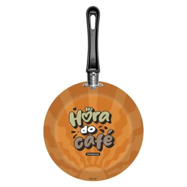 Imagem de Frigideira Tramontina Antiaderente Starflon Max E Siliconado 24 Cm 1,2 L Estampa Hora Do Café Tramontina