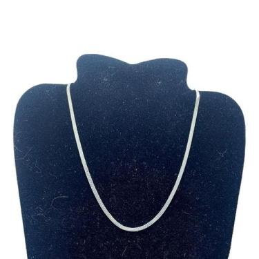 Imagem de CORRENTE AÇO INOX SNAKE 3 MM x 45 CM prata gargantilha - ASA, CORRENTE