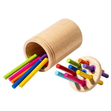 Imagem de Copo de classificação de cores Toy Montessori Early Learning Kids Wood
