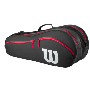 Imagem de Raqueteira Advantage Wilson 6 Pack Unissex Cor Preta