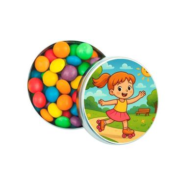 Imagem de Latinha Lembrancinha Personalizada Patins