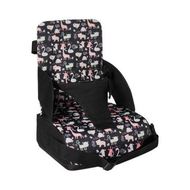 Imagem de Cadeira De Jantar Dobrável Antiderrapante Para Bebês Com Almofada Alta