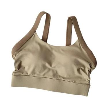 Imagem de Top De Yoga Com Bojo Integrado E Costas Cruzadas, Com Absorção De Impa