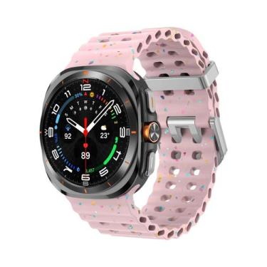 Imagem de Pulseira De Silicone Respirável De 47mm Para Samsung Galaxy Watch Ultr