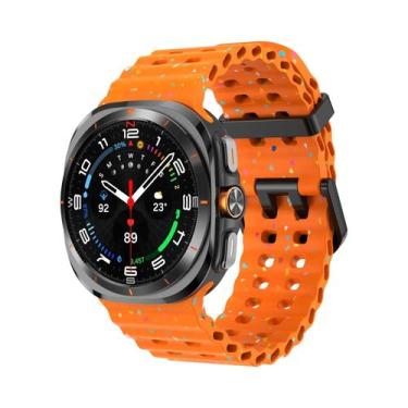 Imagem de Pulseira De Silicone Respirável De 47mm Para Samsung Galaxy Watch Ultr