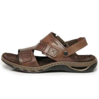 Imagem de Sandalia Pegada Em Couro - 131662-04-Masculino