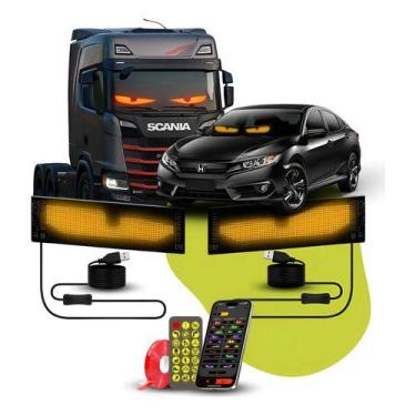 Imagem de Kit 2 Luz Led Olho Do Diabo P/ Carros Painel Caminhão 5V/2A - Pool, Pa