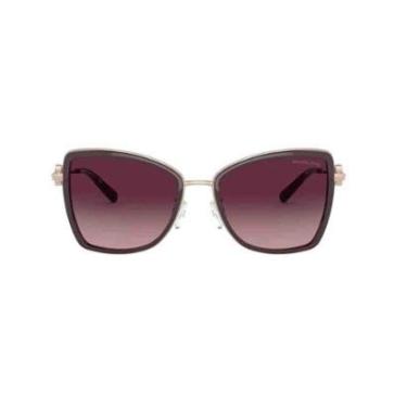 Imagem de Óculos de Sol Ouro Rosado Michael Kors Corsica  0MK1067B 11088H55-Feminino
