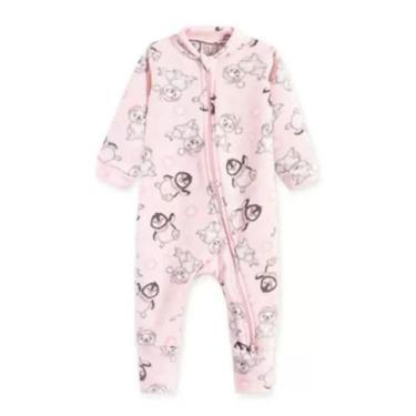 Imagem de Macacão Infantil Roupa Bebê Infantil Macaquinho Pijama Longo Comprido 