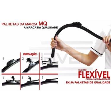 Imagem de Palheta silicone alta durabilidade - Cinoy, preta, 0,300