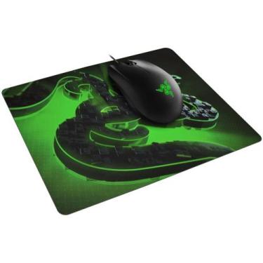 Imagem de Mouse Gamer Razer 6400 DPI 3 Botôes Abyssus Lite - + Goliathus Mobile 
