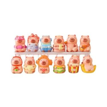 Imagem de Brinquedos Anti-stress De Apertar Mini Capivara Kawaii Para Crianças E