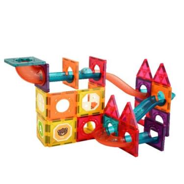 Imagem de Brinquedo Blocos De Montar 67 Peças Para Encaixar Dmt6764 - DM Toys