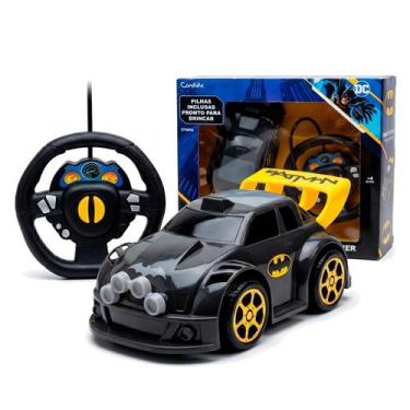 Imagem de Brinquedo Carro Batman 3 Funções Smart Driver Controle Volante Para Cr