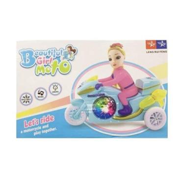 Imagem de Boneca Moto Girls Plastico e a Pilha Ref.STN017 - DROMOS