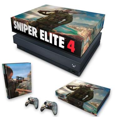 Imagem de Capa Anti Poeira E Skin Compatível Xbox One X - Sniper Elite 4 - Pop A