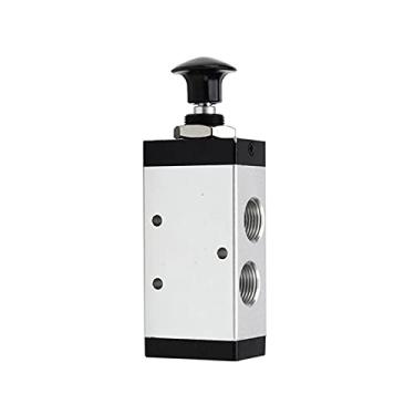 Imagem de 4R210-08 Válvula de controle pneumático Válvula eletromagnética 2 Posição 5 Válvula de porta Válvula de ar solenóide Válvula pneumática YYDFPIIA (Color : 4R110-06)