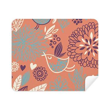 Imagem de Pano de limpeza de tinta floral Orange Line, 2 peças, tecido de camurça