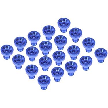 Imagem de Dorman Tampa de porca de roda 712-X95D5 - Alumínio azul - Pacote com 5, pacote com 5