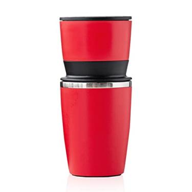 Imagem de XAMIO Cafeteira Portátil Multifuncional， Moedor De Café Com Copo， Manivela Doméstica De Aço Inoxidável Manual Máquina De Café, Para Viagens De Acampamento E Escritório