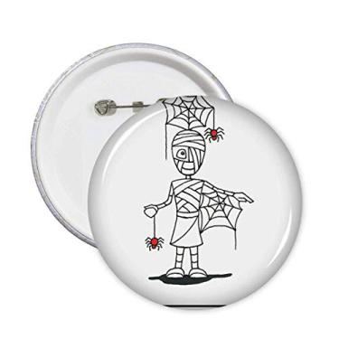 Imagem de Broche Egito Múmia Halloween SpiderDevil Hórus Emblema Emblema Acessório Decoração 5 peças