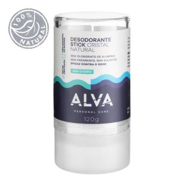 Imagem de Desodorante 100% Natural E Saudável Pedra Cristal Alva 120G Não Mancha