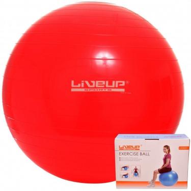 Imagem de Bola Suica P/ Pilates - 45cm + Bomba de Inflar - LiveUp-Unissex