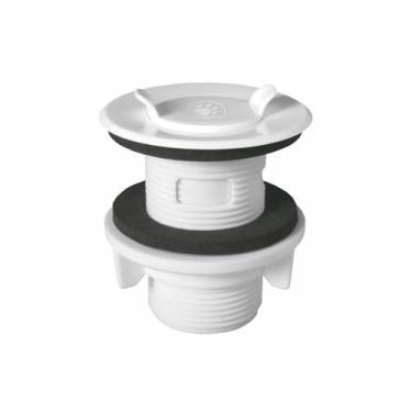 Imagem de Válvula para Tanque com e sem Ladrão 1.1/4'' Branca - 26916917 - TIGRE - Válvula para Tanque com e sem Ladrão 1.1/4'' Branca - 26916917 - TIGRE