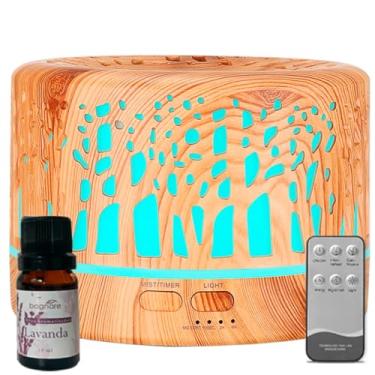 Imagem de Umidificador de Ar Aromatizador Silencioso Ultrassônico 700ml com 1 Óleo Aromatizador Lavanda Concentrado