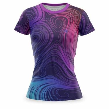 Imagem de Camisa Blusa Feminina Estampada Fitness Academia Caminhada Treino - Ef