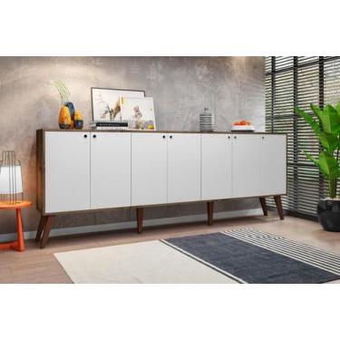 Imagem de Aparador Buffet Nicaragua Castani com Branco Brienza Movelaria - Casa 