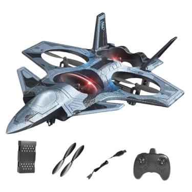Imagem de YIJU Avião RC para Controle Remoto, Brinquedo de Aeronave, Presente para Meninos, Azul