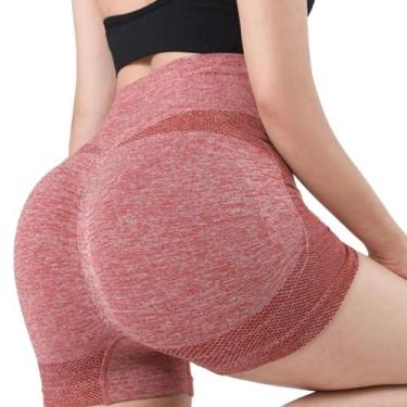 Imagem de Shortinho Feminino Levanta Bumbum Moda Esportivo - WEBDD, Vermelho, UN