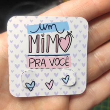 Imagem de 100 Tag para Brinco Etiqueta Personalizada Mimo Cliente - GuttiPrint, 