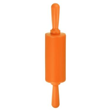Imagem de HARFINGTON Rolos de silicone para assar 23 cm antiaderente, rolo pequeno, massa, pizza, pastelaria, fondant, cozinha, laranja