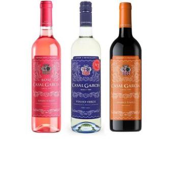 Imagem de Vinho Casal Garcia Português Tinto + Rosé + Verde 750ml