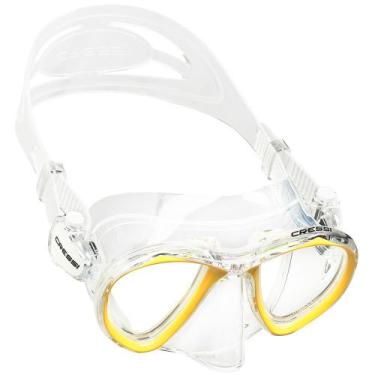 Imagem de Máscara de Mergulho Cressi Metis, Amarelo, Transparente