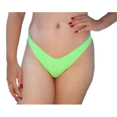 Imagem de Calcinha de biquini asa delta fio dental - Rays modas, Verde neon, M