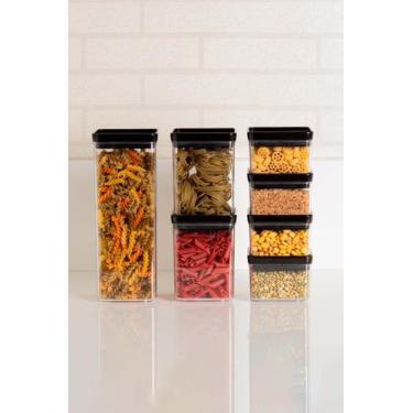 Imagem de Kit potes herméticos conjunto 7 pçs cozinha mantimentos - PARAMOUNT