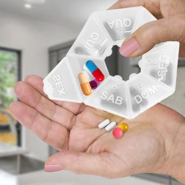 Imagem de Porta Comprimido Semanal Caixa 7 Divisórias - Keita