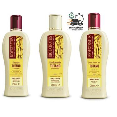 Imagem de Bio Extratus Tutano 3x 250ml Sh + Condic + Creme De Silicone