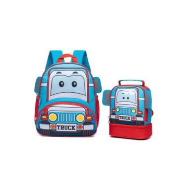 Imagem de Kit Mochila Infantil Pré Escola Spector Menino Menina Reforçada , Pand