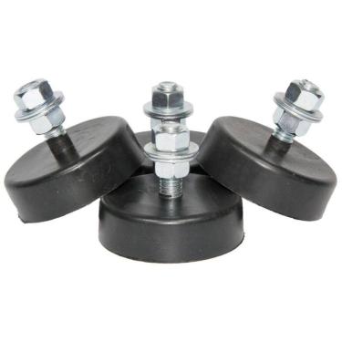 Imagem de Kit 3 Amortecedores Vibração Vibra Stop Compressor A Ar 1/2