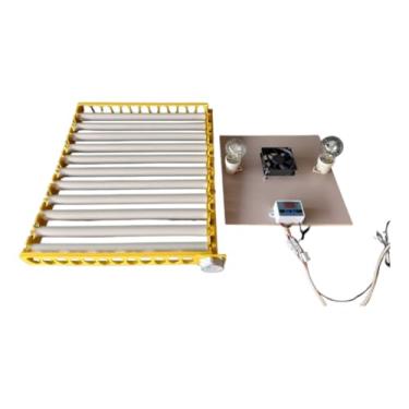 Imagem de Kit Pet Aquecimento Chocadeira e Grade De Rolagem Para 70 Ovos De Galinha Ou 210 Ovos De Codorna