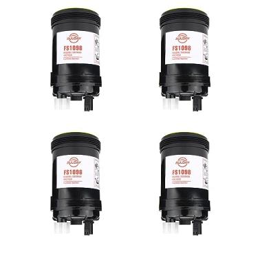 Imagem de AULDAY 4Pcs Fs1098 Filtro de Combustível Separador de Água Válvula Pcv Serve para Cummins Wirtgen W100Cfi W120Cfi W130Cfi B6.7 Isb6.7/Qsb6.7 Isl8.9 L9 Series Motores A Diesel Subst (4 Peças)
