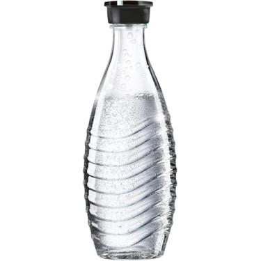 Imagem de sodastream - Garrafa de carbonatação para máquinas Aqua Fizz | Garrafa de vidro reutilizável ecológica | Mantém a água com gás fresca | Segura para lava-louças | 60 ml | Não é compatível com outras