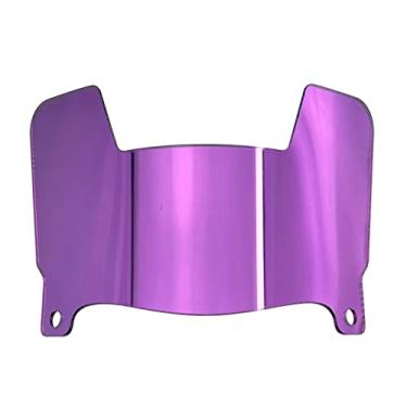 Imagem de DUTYBOD Mini Viseira Transparente Para Capacete De Futebol Com Clipes, Ajuste Universal Colecionadores E Expositores (Roxo Espelhado)
