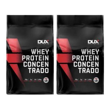 Imagem de Kit 2 Whey Protein Concentrado 1800g Dux - DUX NUTRITION LAB, COCO + S